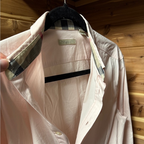 Burberry Button Down Shirt in Pink - Picture 2 of 5
